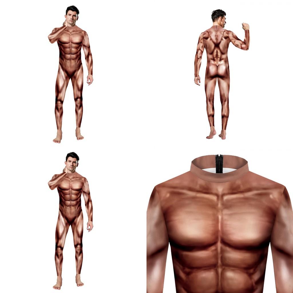 Euro Fantasy Herren Bodybuilding Kostüm mit Polyester Spandex für Tanzshows