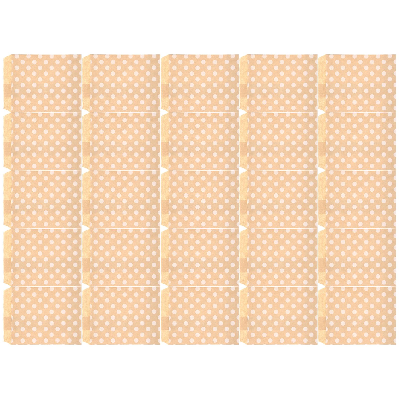 

25 шт. Складной пищевой мешок из крафт-бумаги, упаковка для конфет, орехов, печенья, закусок, перекрещенный цветок