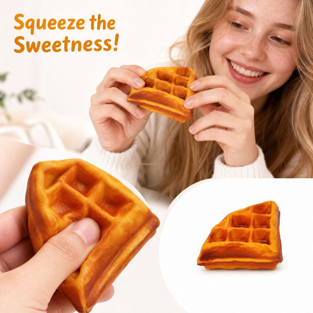 Bread Toy with Triangular Shape, Slow Rising Stress Sensory Toy for Kids and Adults