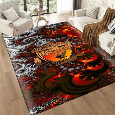 Liverpool Football Club Carpet Design For Balcony Entryway Dining Room Living Rooms Antislip Rug Decorate Offices