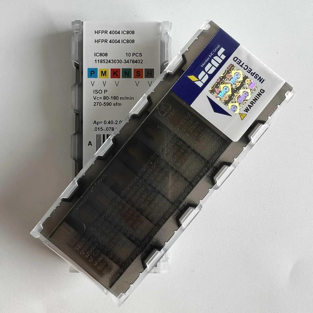 ISCAR / HFPR4004 IC808 /Industrial indexable Carbide Inserts 10 PCS