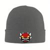 New Geometry Dash Demon Knit Hat Beanies Winter Hats Warm Color Cap Unisex Women