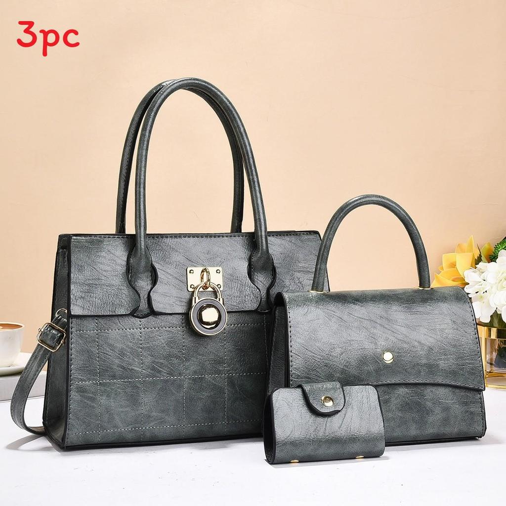 Pu Leather Large Capacity Tote Bag For Women With Multiple Pockets For Daily Use