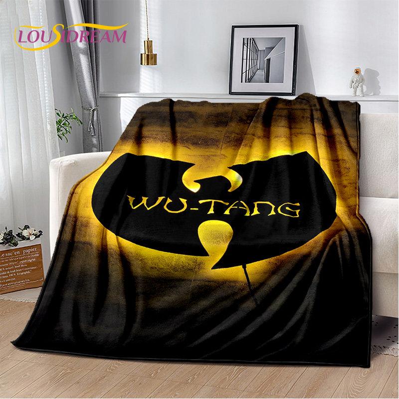 Wu T-TANG Clans Series Sign Soft Plush Blanket,Flannel Blanket Throw Blanket for Living Room Bedroom Bed Sofa Picnic Cover Kids