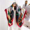  Fashion Luxury New Belt Printed Scarves Women's Silk Scarf Decorations Small Shawl Neckties Hairbands Bags Bandana