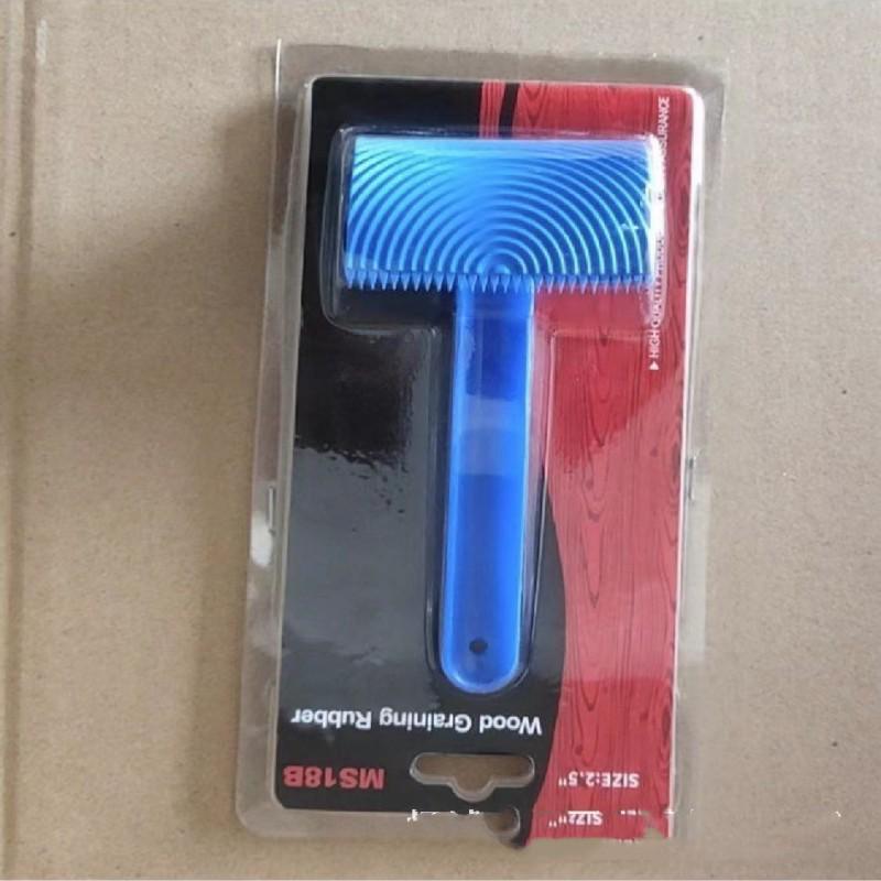 S/M-Type Wood Grain Tool Set: Sheet & Rubber Tools for Imitation Wall Art - Models MS3, MS6, MS21