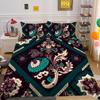 Set Copripiumino 3D Stampa Floreale Donna Tessili per la Casa Poliestere Dimensioni Queen Set Copripiumino per Letto
