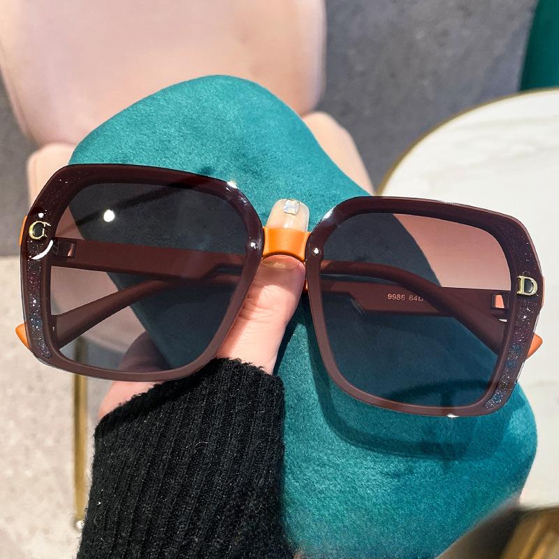 

Квадратная оправа для очков Flash Powder, высококачественные солнцезащитные очки, женские поляризованные персонализированные солнцезащитные очки Tide