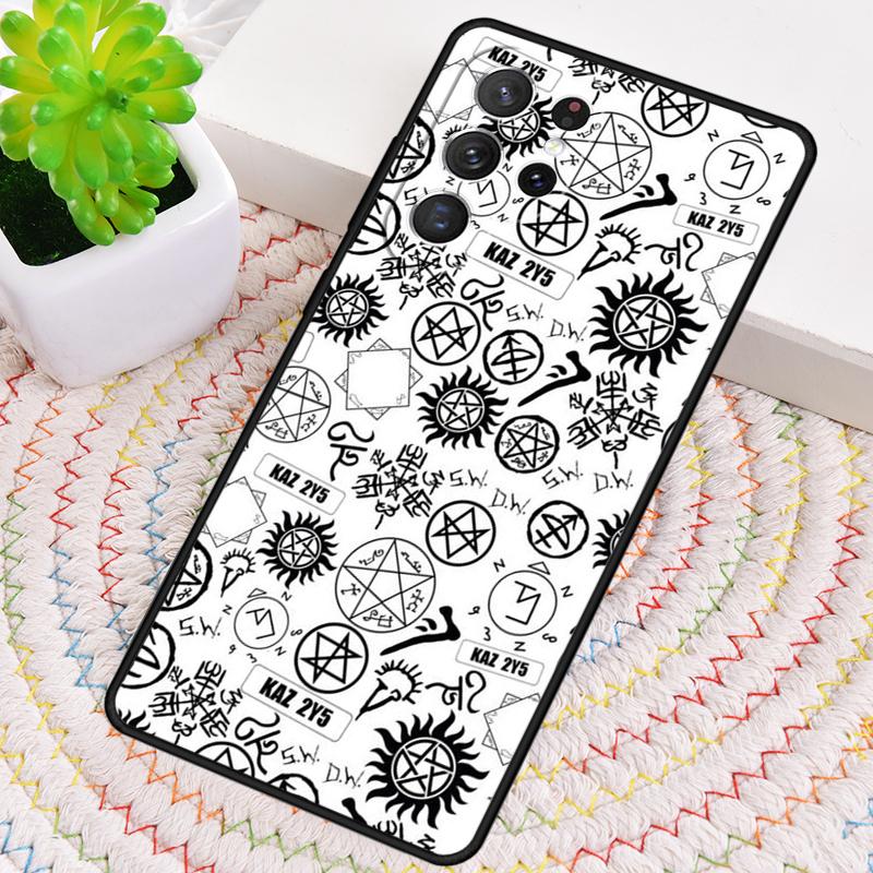 Supernatural SPN Dean And Sam TPU Phone Case For Samsung Galaxy note 10 pro S26 S25 S24 S23 S22 Ultra Plus S21 FE S20 Cover