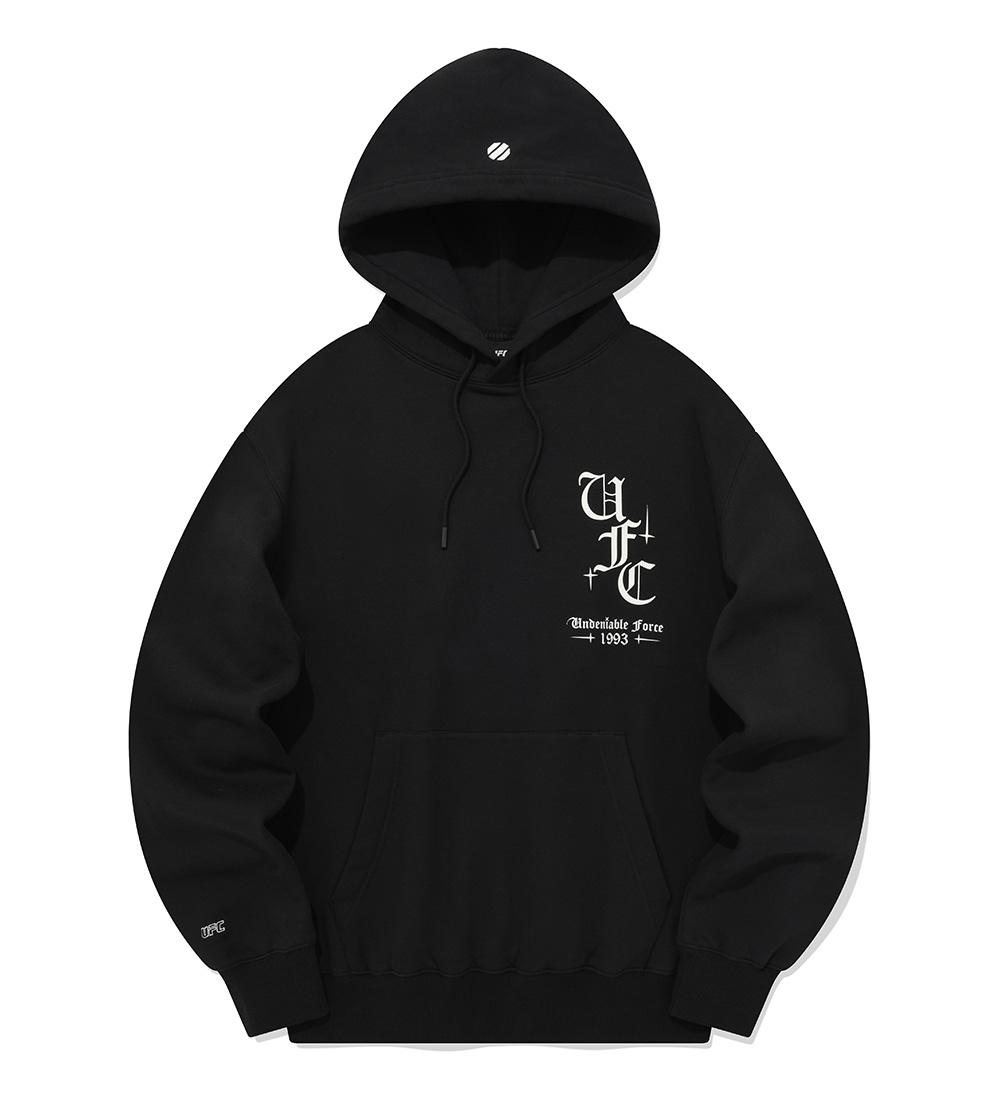 Ufc Sports Ufc Spotlight Relaxed Fit Hoodie Black U2Hdu3305Bk Black/M