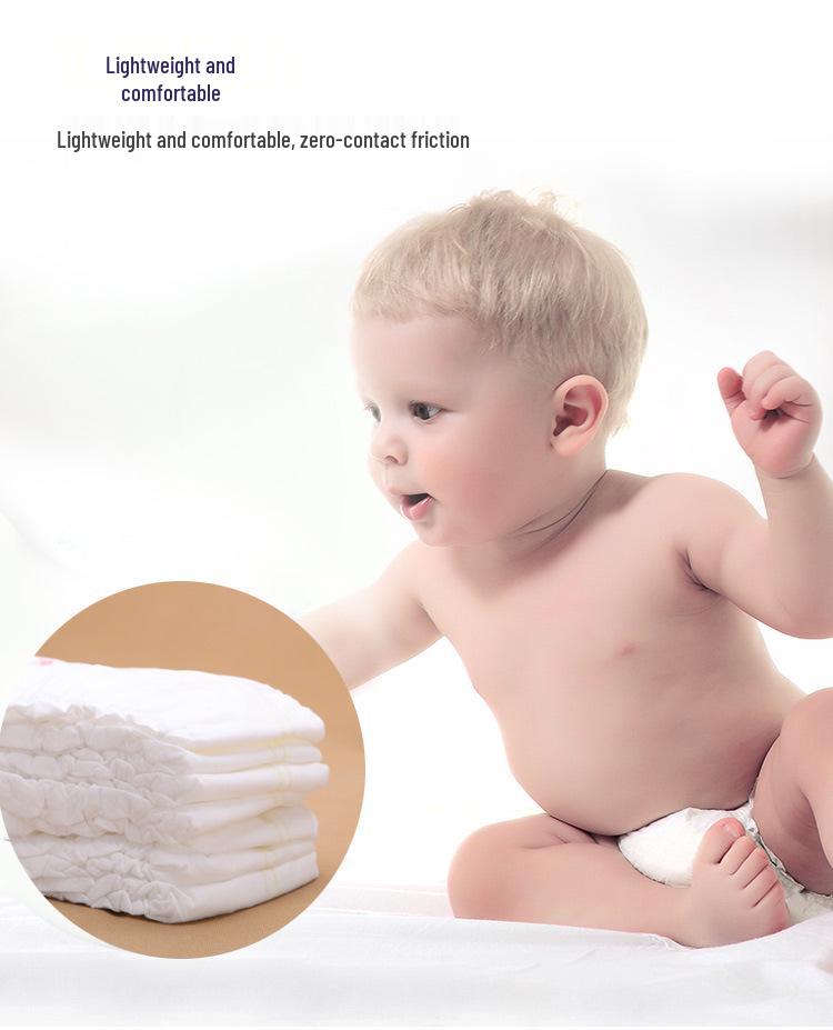 Beiermiyu Newborn Ultra-Thin Soft Breathable Baby Diapers (S/L)