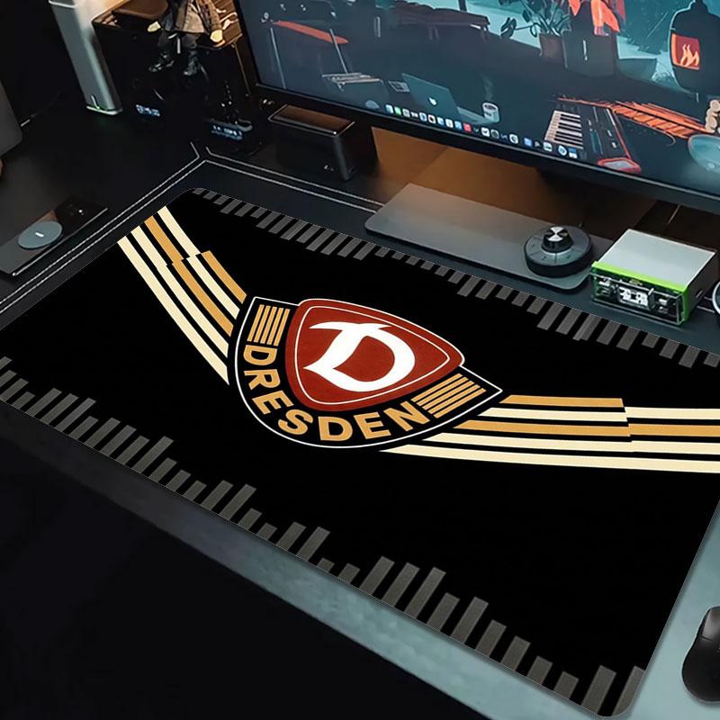 Dynamo Dresden Large Size Mouse Pad Large Gaming Table Cushion Non-slip Laptop Tablet Big Mousepad XXL Mat Mini PC Playmat With Lock edge