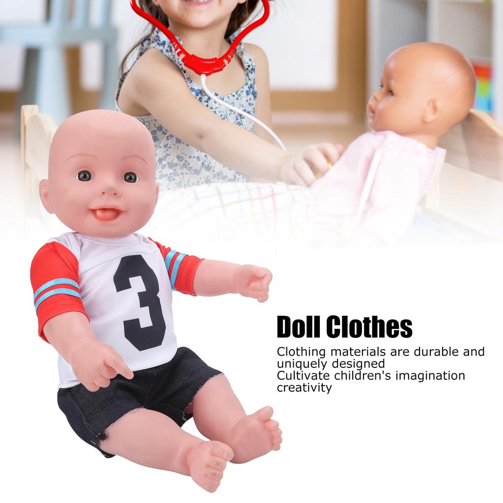T-Shirt Baby Doll Clothes 18Inch Baby Doll Clothes Exercise Outfit Children Birthday Gift(QD18-048 )