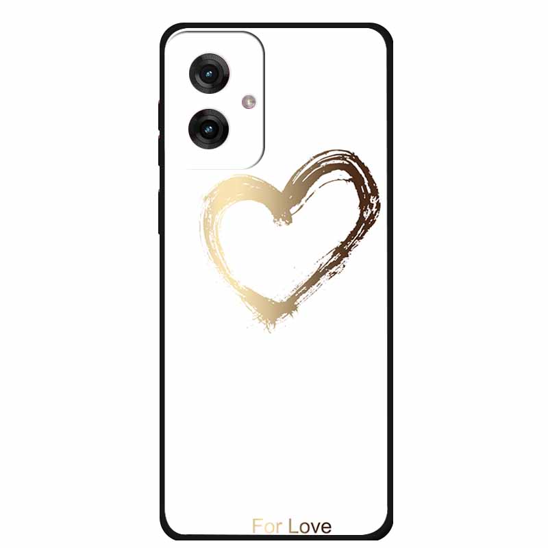 Etui do Motorola Moto G55 5G Luksusowe Miękkie Silikonowe TPU Tylna Osłona Etui na Telefon dla MotoG55 Ochronne Odporne na Wstrząsy Kolorowe Fundas