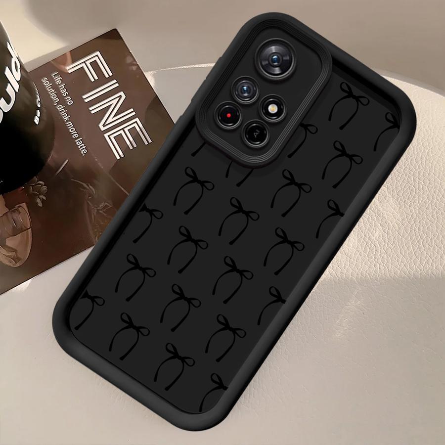 Cartoon Bow Phone Cover Case for Xiaomi Poco F8 C61 C51 X3 NFC C50 X3 Pro