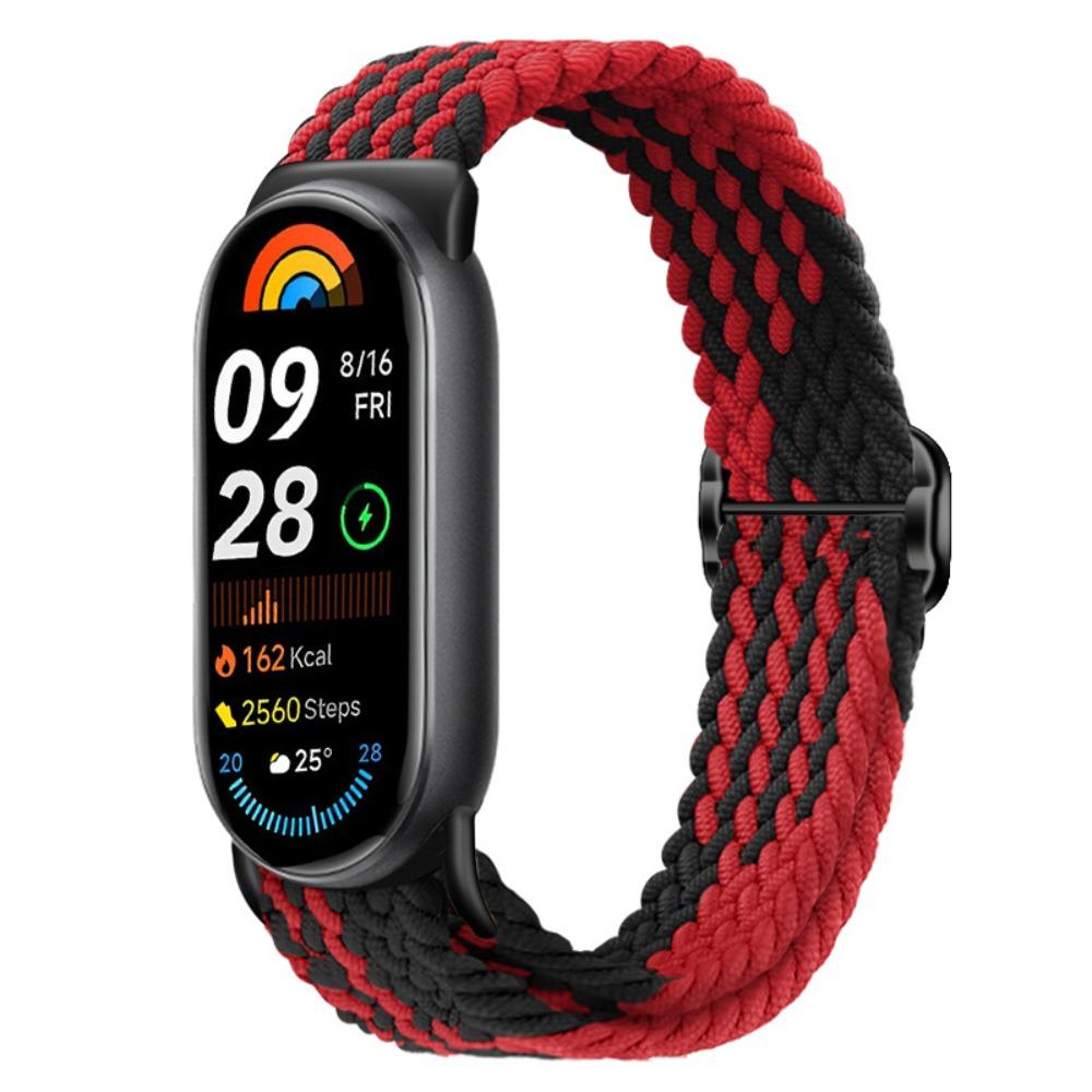 Nylon Watch Strap Knit Breathable Smart Watchband Soft Multicolored Watch Replacement Bracelet for Band 8/9/10 Unisex
