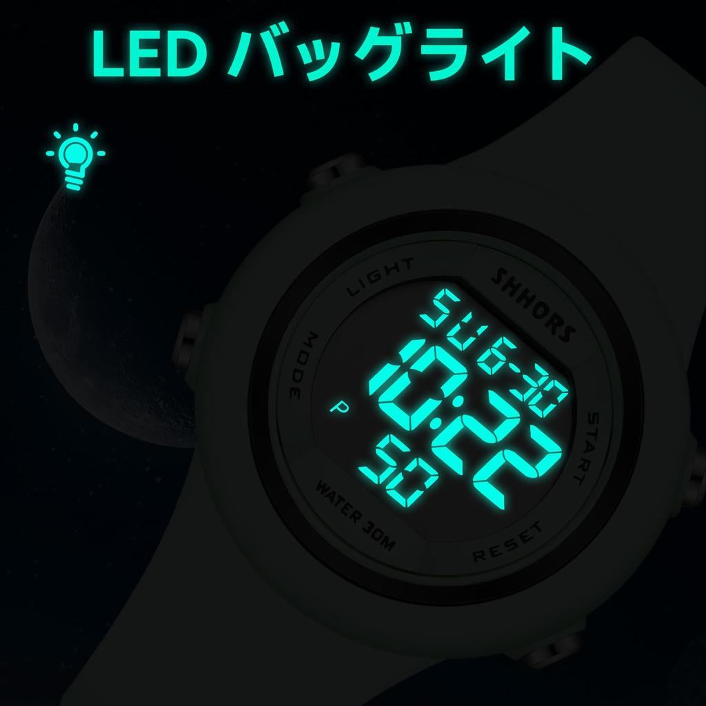 Digital Wristwatch for Men and Slim Sports Easy to Day of the LED Outdoor Watch Women, Fit, Watch, Read, Multi-Function, Date, Week, Alarm, Display,