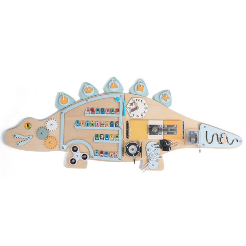 Children'S Wooden Wall Games Wall Toys Kindergarten Decoration Pendant Busy Board Enlightenment Early Education Educational Toys
