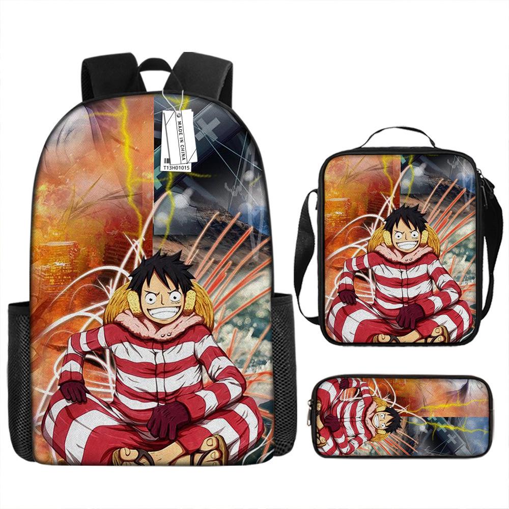 

Популярное аниме ONE PIECE ученики начальной школы тренировки репетиторство репетиторский центр рюкзак пенал Pencil case