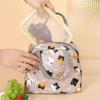 Functional Insulated Oxford Lunch Bag Flower Pattern Cooler Lunch Box Bags Thermal Food Picnic Lunch Bags for Women Kids