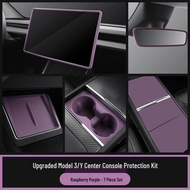 Tesla Model Y/3 Refresh Center Console Wireless Charger Silicone Pad
