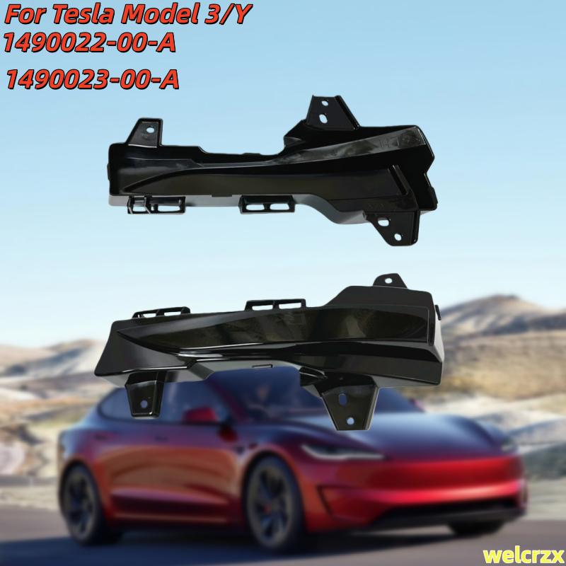 NIEUW 1490022-00-A 1490023-00-A Auto Lagere Bumpers Mistlichtkap Mistlampkap Voor Tesla Model 3/Y 2017-2023 Auto Accessoires
