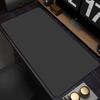 Large Black Desk Mat Solid Color Simple Computer Laptop Mouse Pad Girls Gaming Mousepad Rubber Non-Slip Cushion Office Deskmat
