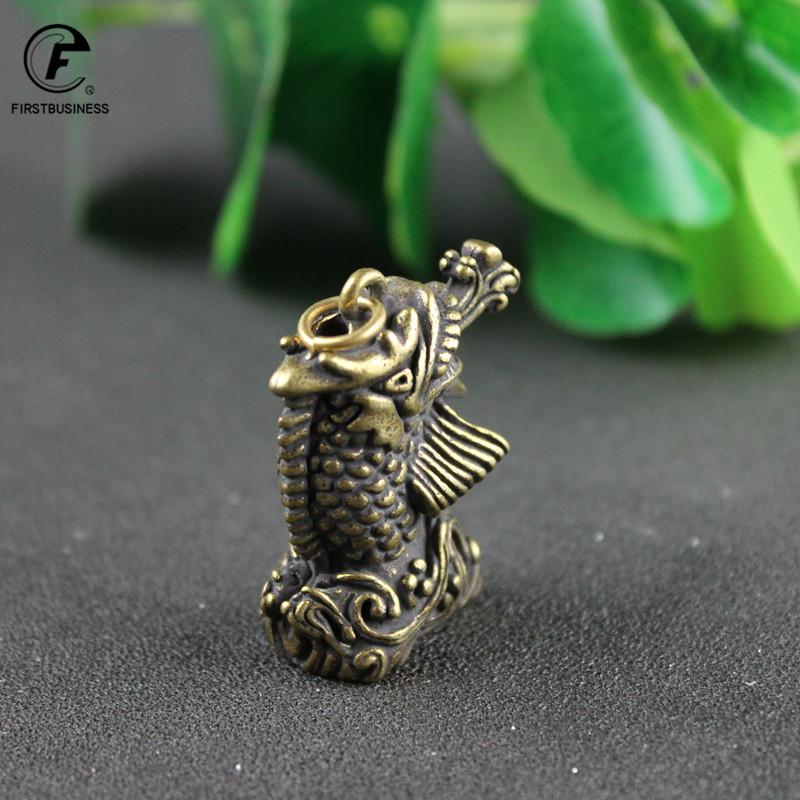 Retro Brass Dragon Statue Small Home Decorations Ornaments for Living Room Office Desk Tea Table Decor Accessories Copper Crafts