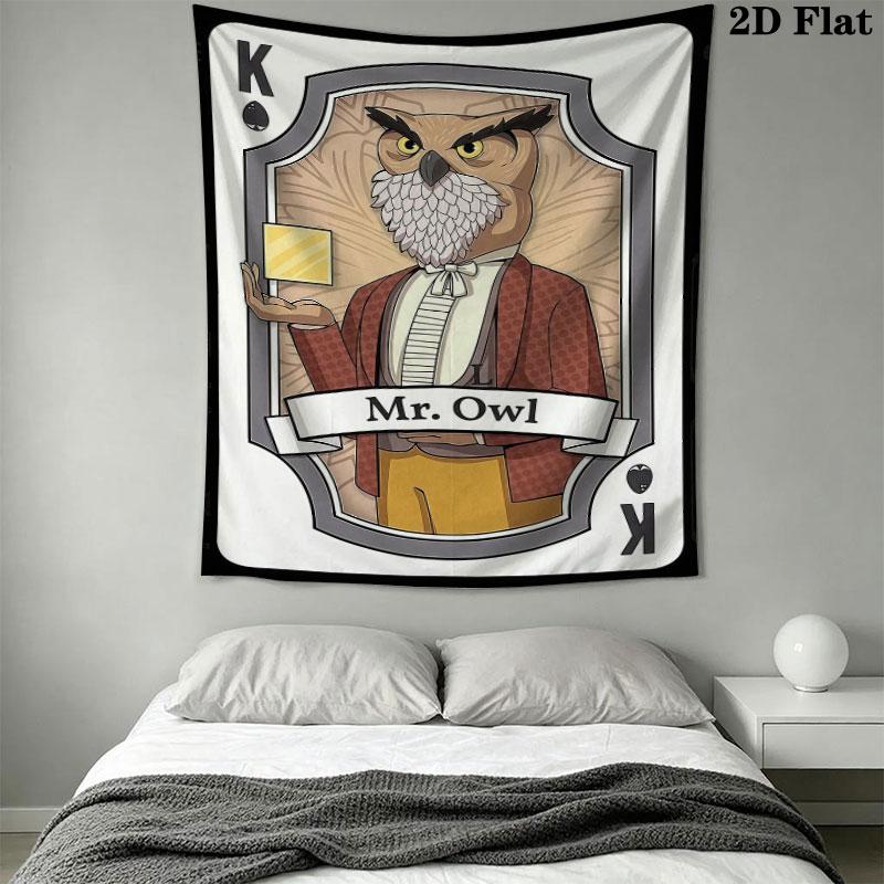 Rusty Lake Card Wall Hanging Printed Fabric Blanket Decorative Tapestries for Bedroom Living Room Home Decor
