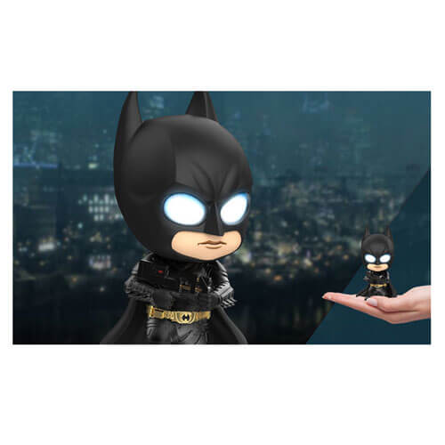 Batman Dark Knight med Sticky Bomb Gun UV Cosbaby