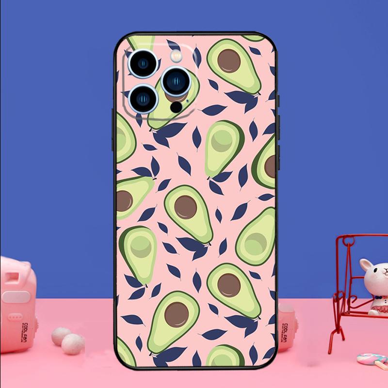 Hübsche Avocado-Handyhülle für iPhone 17 16 15 13 11 12 14 Pro Max mini 15 16 Plus 16e 17 Air Stoßfänger Abdeckung
