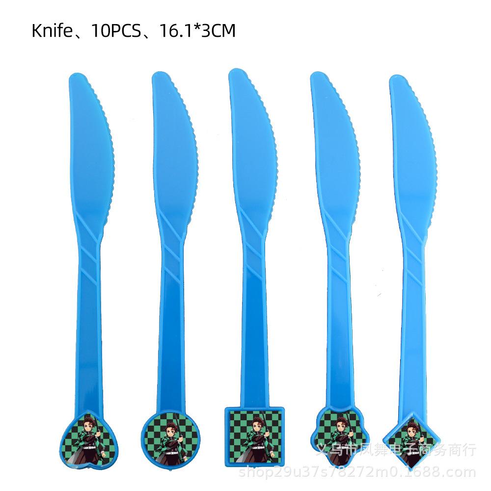 Geist Tötendes Schwert Geburtstagsparty Zubehör Einweggeschirr Pappteller Pappbecher Papierservietten Jungen Dekoration Umweltschutz