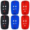 Rubber Car Key Fob Cover Silicone Protector Case For Chevrolet Cruze Equinox Camaro Sonic Flip Remote Keychain Accessories