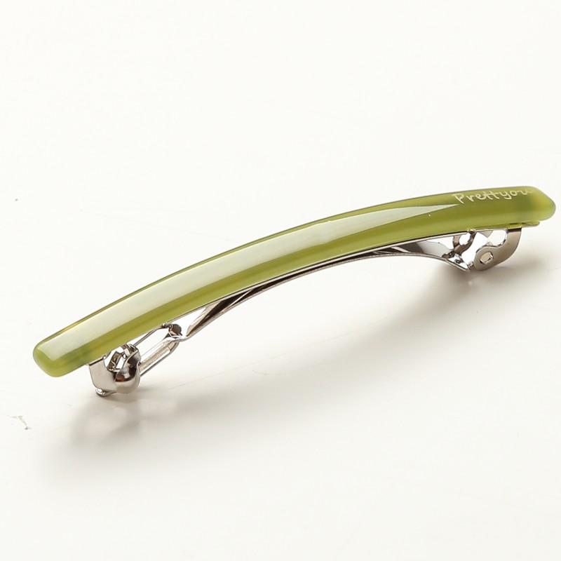 1 Pcs 6.5cm Long Small Geometric Print French Hair Barrettes Ponytail Hair Clips Hairpins Accessories Vintage Women Hair Jewelry