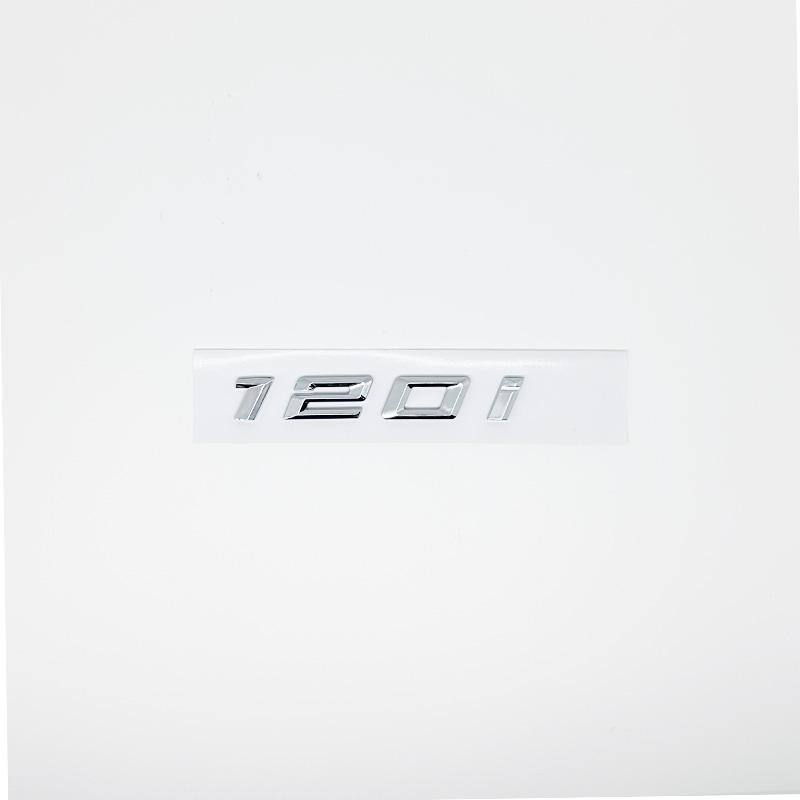 ABS Auto Kofferraum Buchstaben Logo Plakette Emblem Aufkleber für BMW 1er Serie 116i 118i 120i 125i 130i 135i 140i E81 E82 E87 E88 F20 F21 bis2