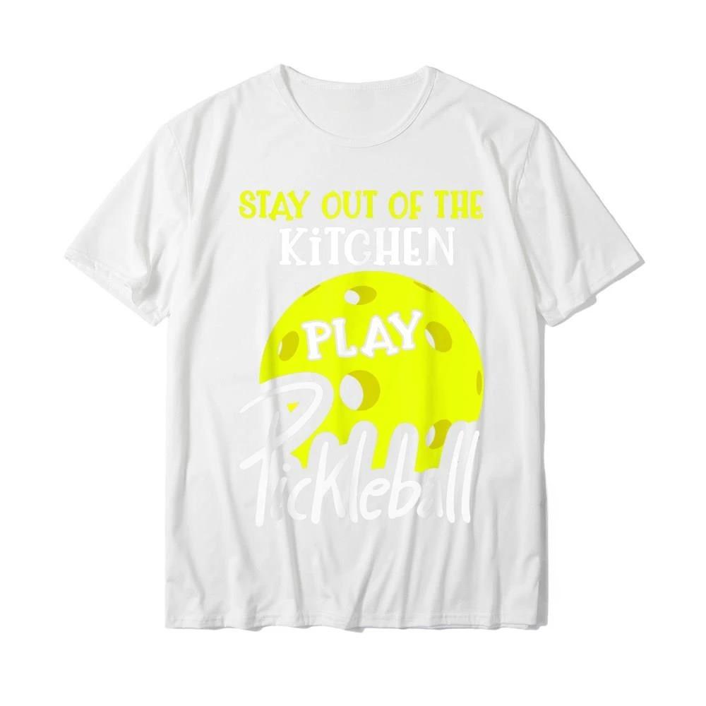 Play Pickleball Players Fun Classic Print Pattern Fashion Street Wear Trend Casual Unisex Unisex Universal Shortsleeved Tshirt