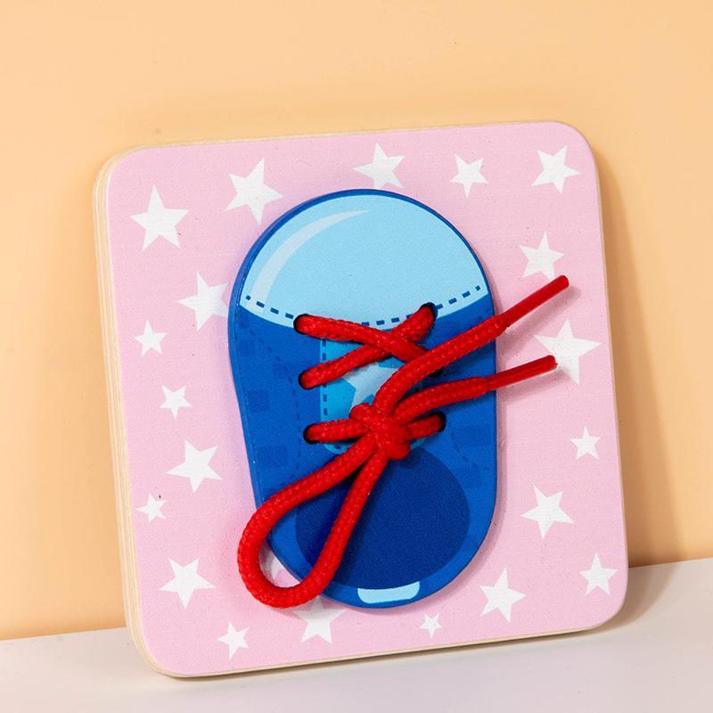 Montessori Pädagogischer Kühlschrankmagnet Busy Board für Kinder - Magnetisches Holzspielzeug für frühes kognitives Lernen.