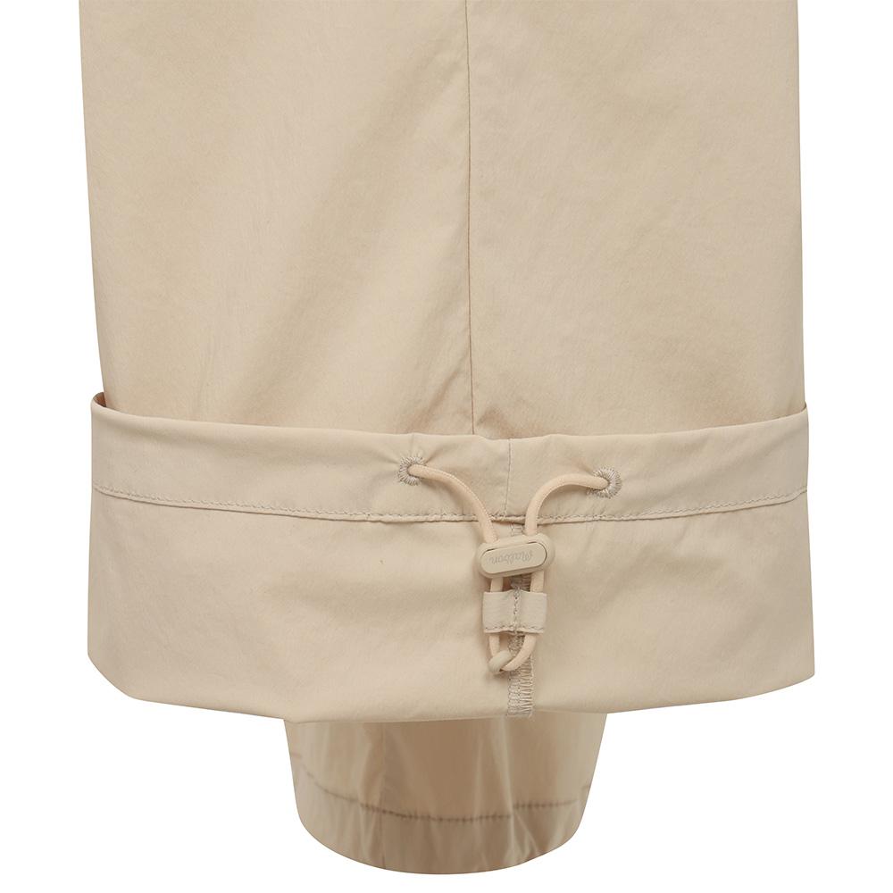 MALBON GOLF Shirt-Style Loose Fit Jumpsuit Beige (Woman)