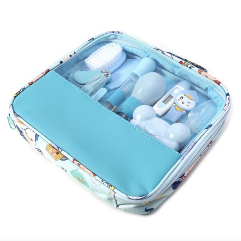 13-teiliges/Set Neugeborenes Baby Kinder Nagel Haar Gesundheitspflege Thermometer Pflegebürsten-Set