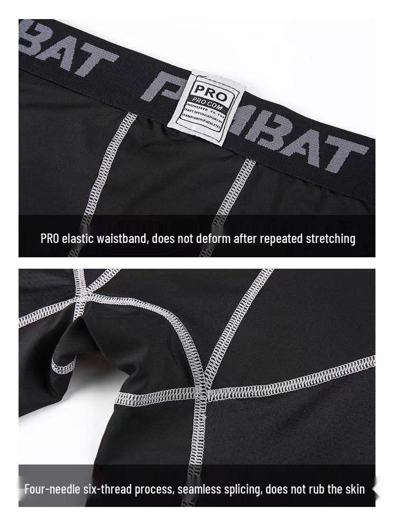 Men's Quick-Dry Breathable Athletic Base Layer Shorts for Basketball & Fitness