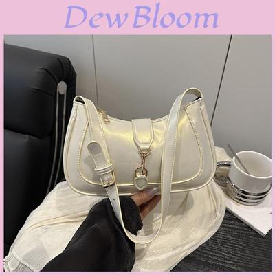 French Small Designer Pu Handbag With Top Zipper For Daily Casual Wear