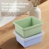 Food-grade silicone freshness box can be microwaved to heat leak-proof soup box refrigerator storage box sealed freezer box