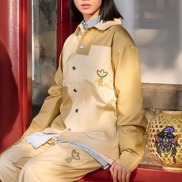 adidas Originals CNY QILIN Shirt Jacket Wonder White IK8660
