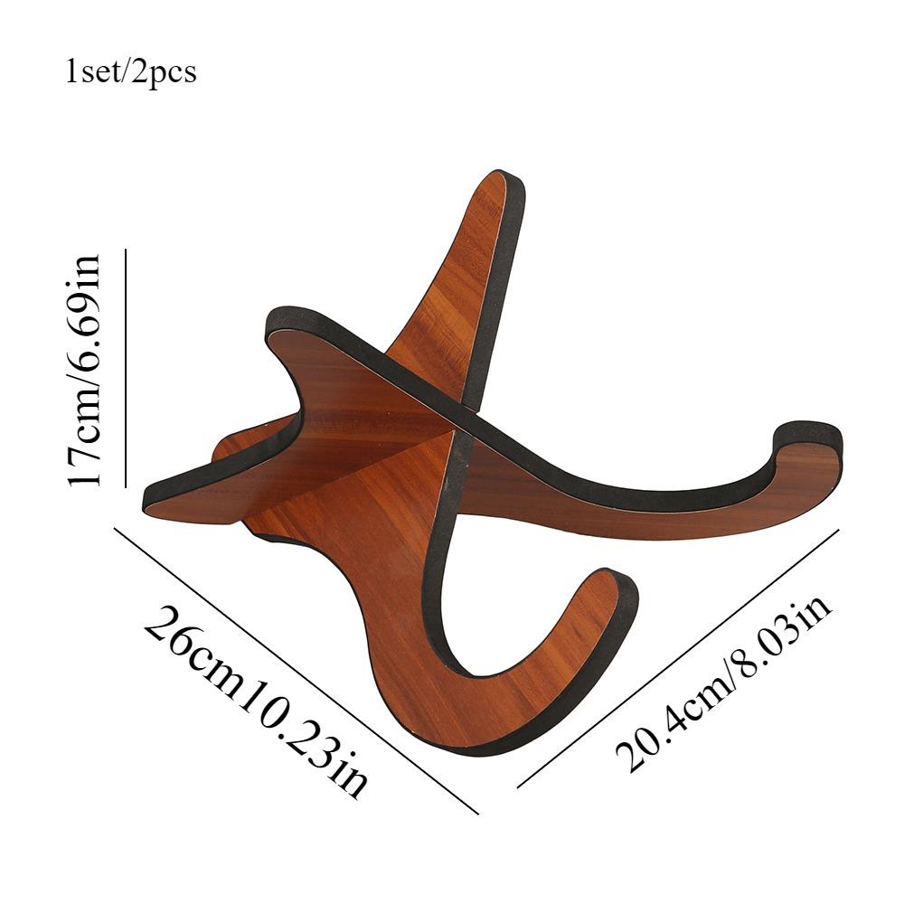 1PC Portable Ukulele Stand - X-Frame Folding Holder W/ Non-Slip Padded, for Concert, Stage & Home Display Accessory