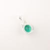 Chrome Diopside Gemstone 925 Sterling Silver Jewelry Zircon Stylish Pendant CZP-13-12