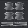 For Alfa Romeo 508  Car Sticker For Alfa Romeo   147 8Pcs Transparent Car Door Handle Bowl Decoration Badge Sticker For Alfa Romeo   Stelvi qw2