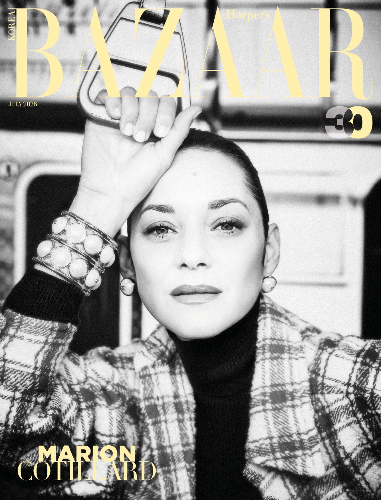 Harper s BAZAAR Корея 2026 ИЮЛЬ Марион Котийяр, Сллиюн, Он Сон У, KPOP Cover A
