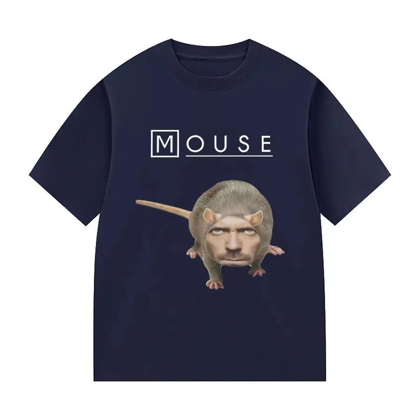 2026 Housemouse Md Funny Graphic Tshirt Unisex Unisex Casual Oversized Short Sleeve T Shirt Fashion High Quality Tees Streetwear