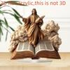 2026 New Nativity Jesus Birth Scene Xmas Table Centerpiece Accessory 2D Flat Acrylic for Home Office Decoration Party Ornment
