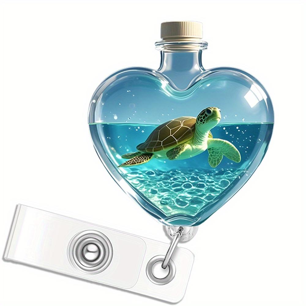 

Cute turtle lanyard for ID cards, keys, and name tags. Ideal for teachers and work professionals. прозрачный